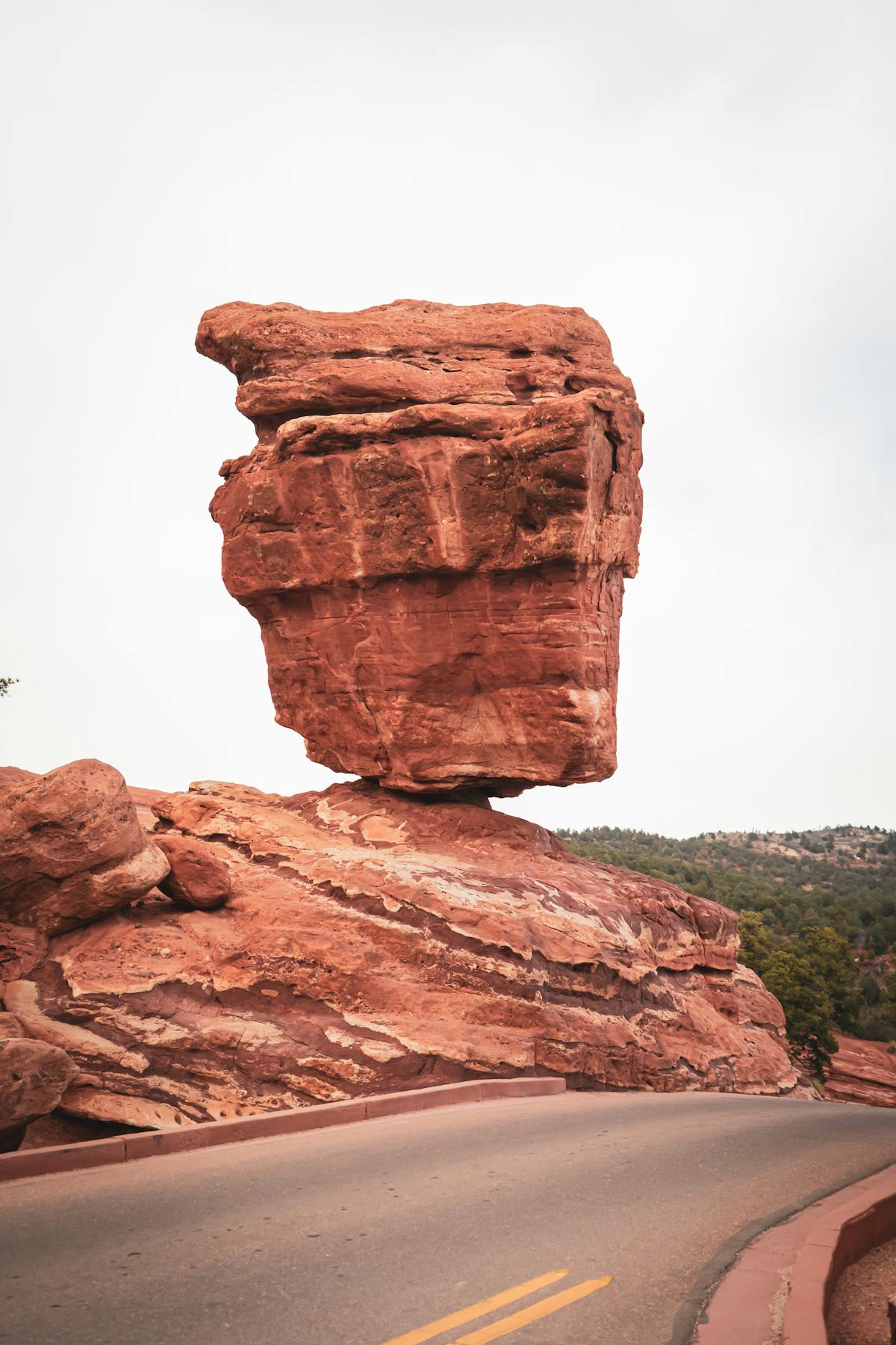 Free parking area near Garden of the Gods park entrance