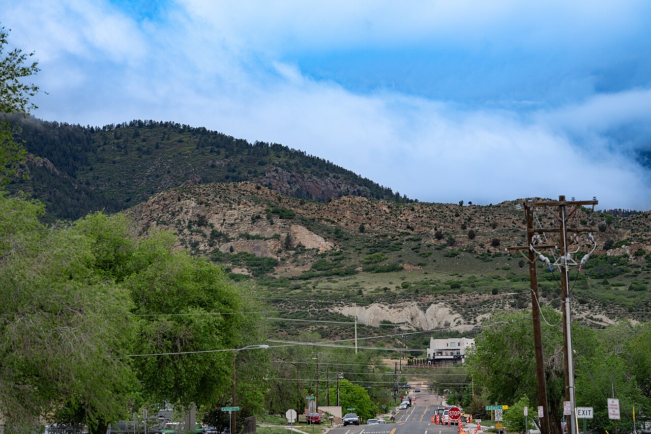 Historic Old Colorado City on the west side of Colorado Springs